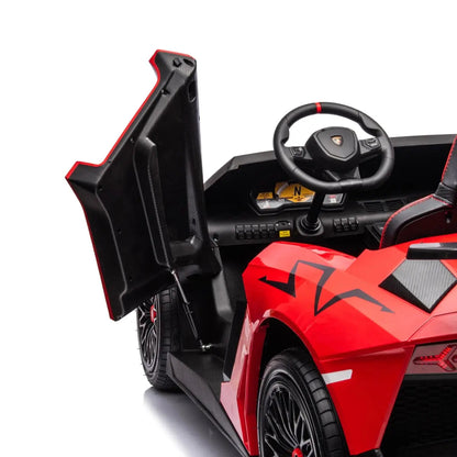 24V Lamborghini Aventador 2 Seater Ride On Car for Kids: Advanced Brushless Motor &amp; Differential for High-Octane Fun