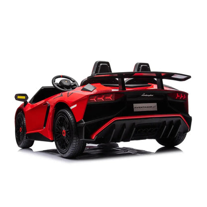 24V Lamborghini Aventador 2 Seater Ride On Car for Kids: Advanced Brushless Motor &amp; Differential for High-Octane Fun