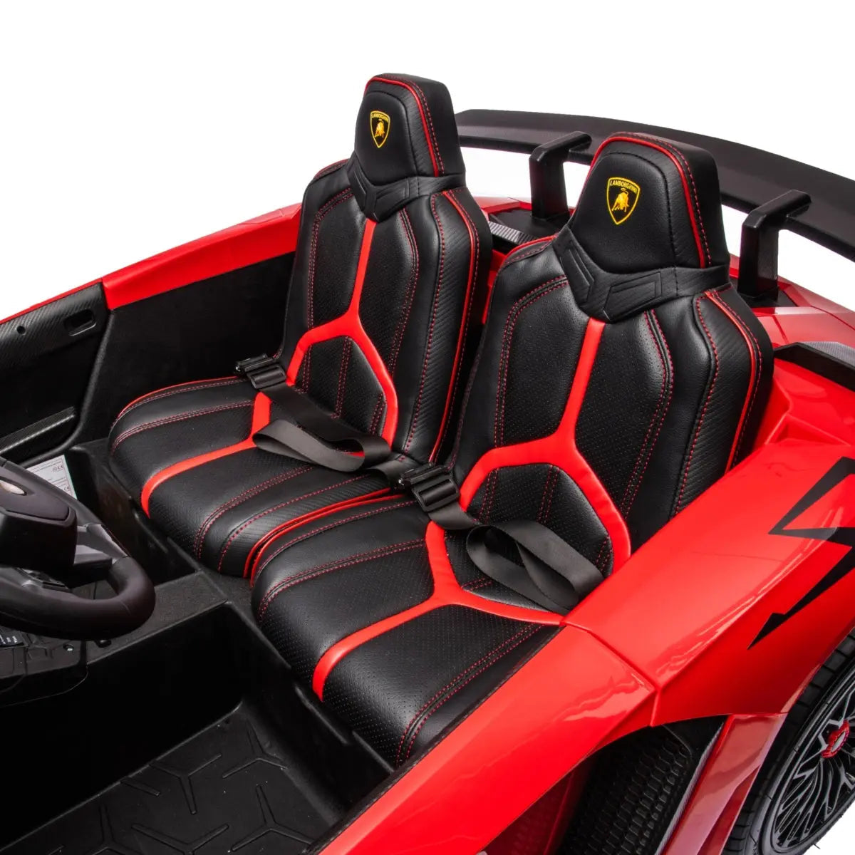 24V Lamborghini Aventador 2 Seater Ride On Car for Kids: Advanced Brushless Motor &amp; Differential for High-Octane Fun