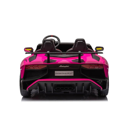 24V Lamborghini Aventador 2 Seater Ride On Car for Kids: Advanced Brushless Motor &amp; Differential for High-Octane Fun