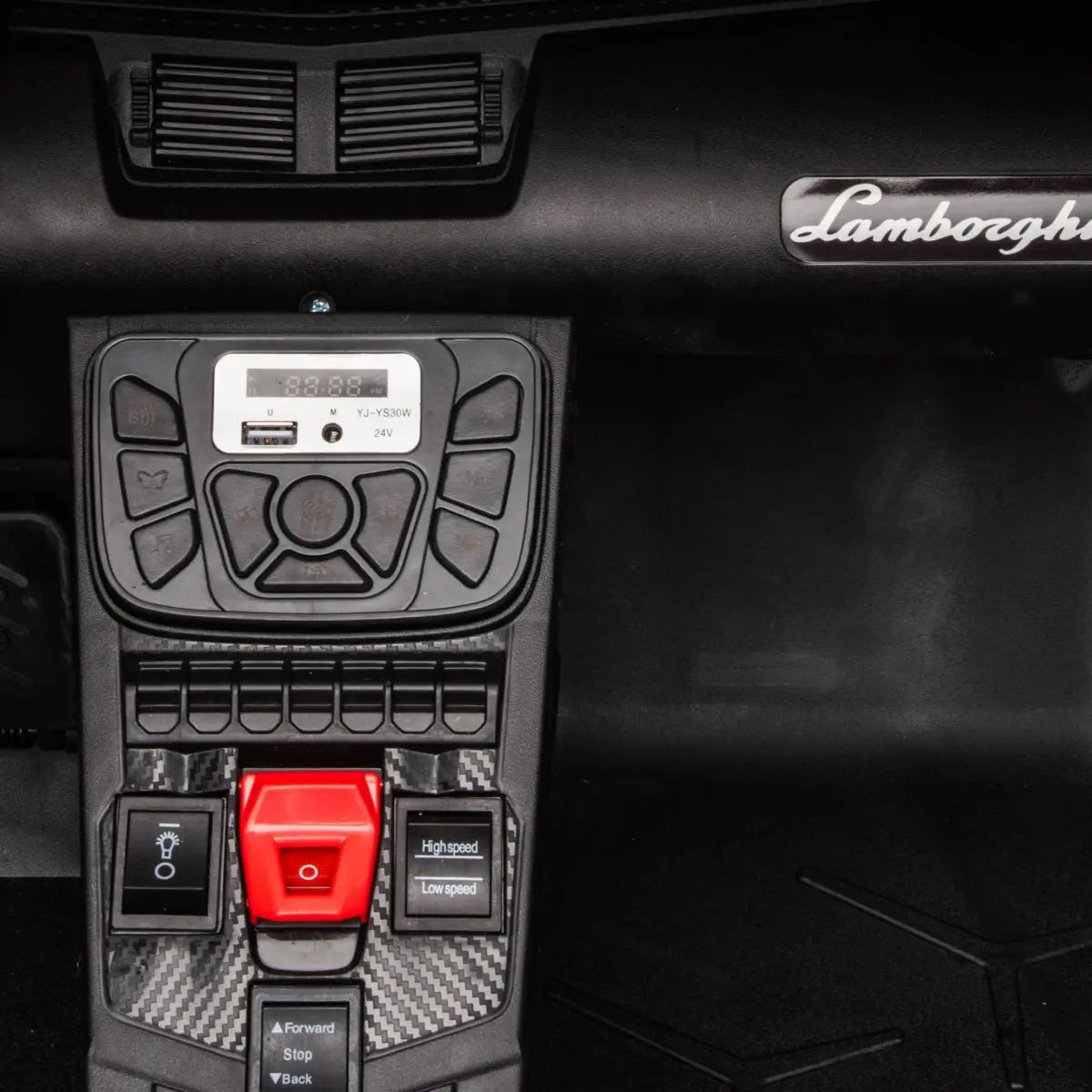 24V Lamborghini Aventador 2 Seater Ride On Car for Kids: Advanced Brushless Motor &amp; Differential for High-Octane Fun