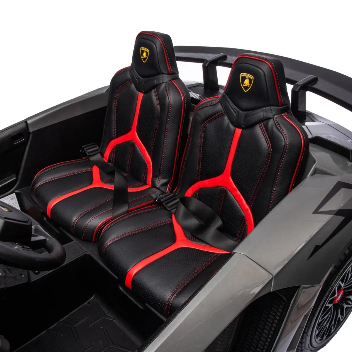 24V Lamborghini Aventador 2 Seater Ride On Car for Kids: Advanced Brushless Motor &amp; Differential for High-Octane Fun