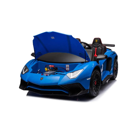 24V Lamborghini Aventador 2 Seater Ride On Car for Kids: Advanced Brushless Motor &amp; Differential for High-Octane Fun