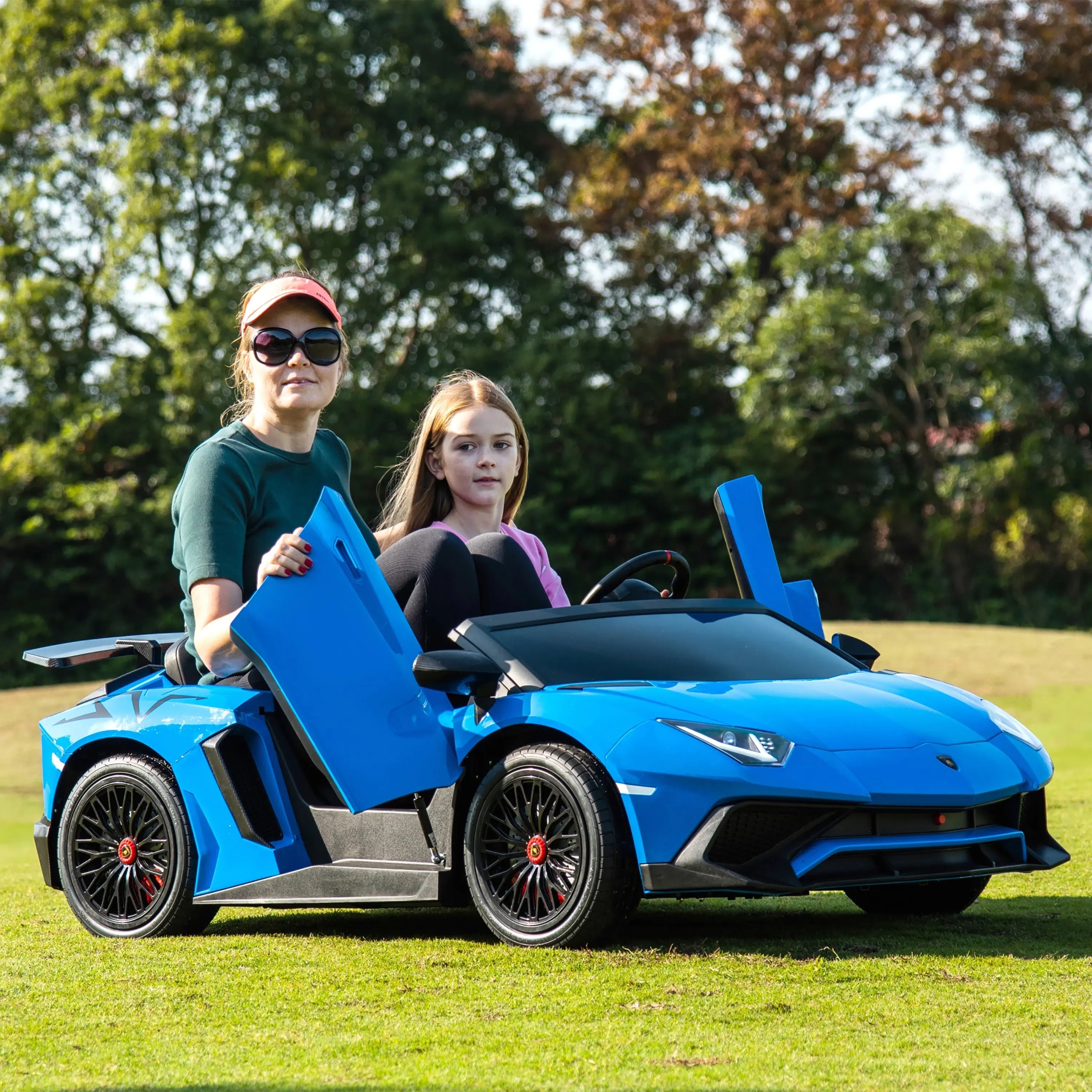 24V Lamborghini Aventador 2 Seater Ride On Car for Kids: Advanced Brushless Motor &amp; Differential for High-Octane Fun