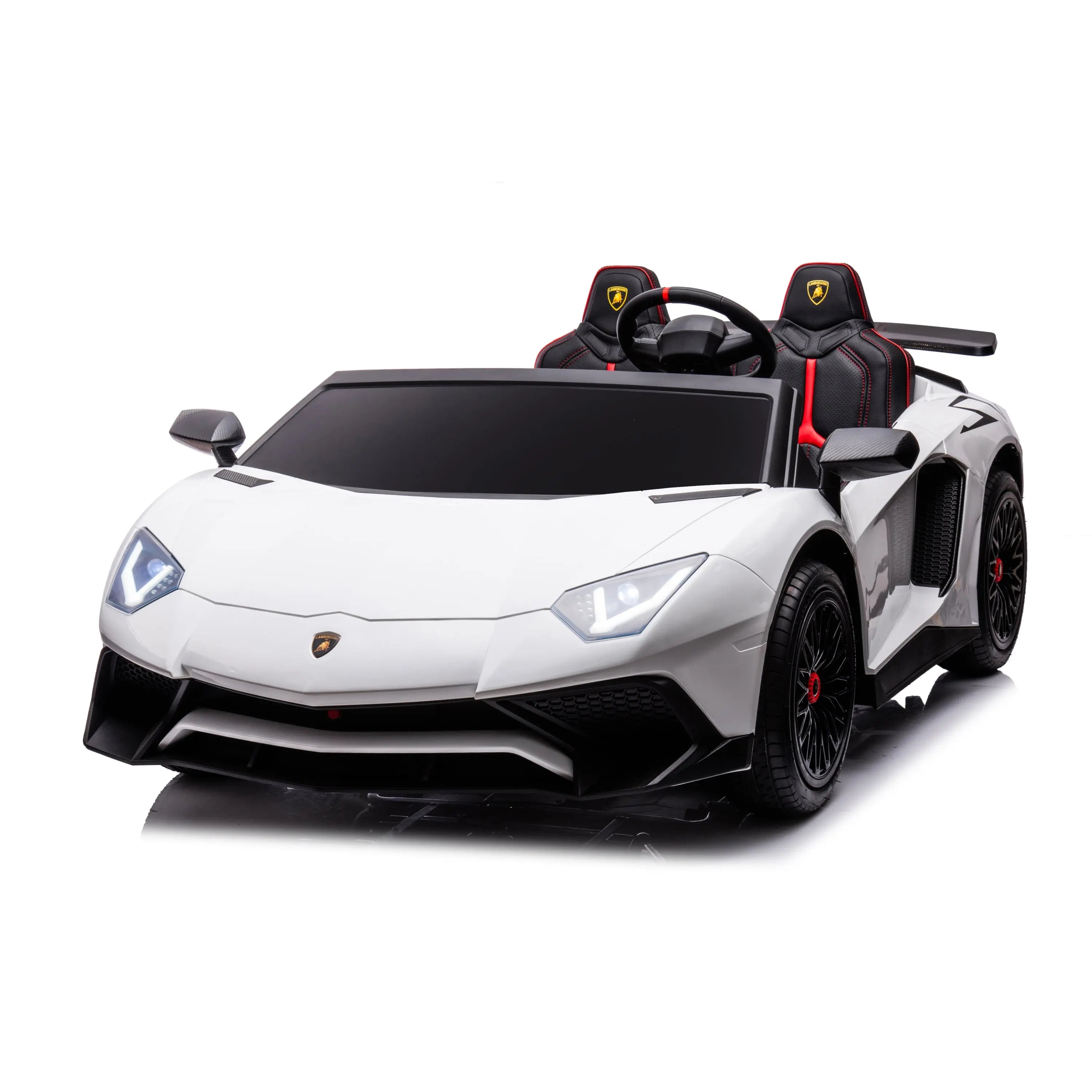 24V Lamborghini Aventador 2 Seater Ride On Car for Kids: Advanced Brushless Motor &amp; Differential for High-Octane Fun