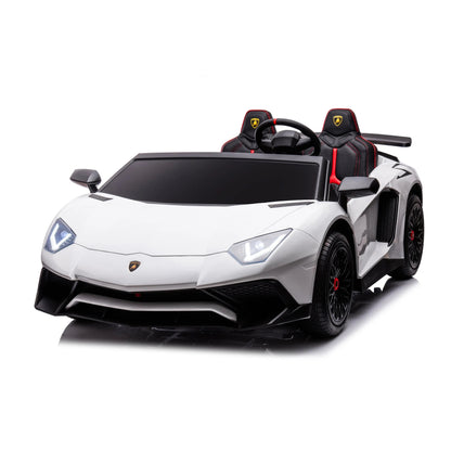 24V Lamborghini Aventador 2 Seater Ride On Car for Kids: Advanced Brushless Motor &amp; Differential for High-Octane Fun