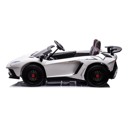 24V Lamborghini Aventador 2 Seater Ride On Car for Kids: Advanced Brushless Motor &amp; Differential for High-Octane Fun