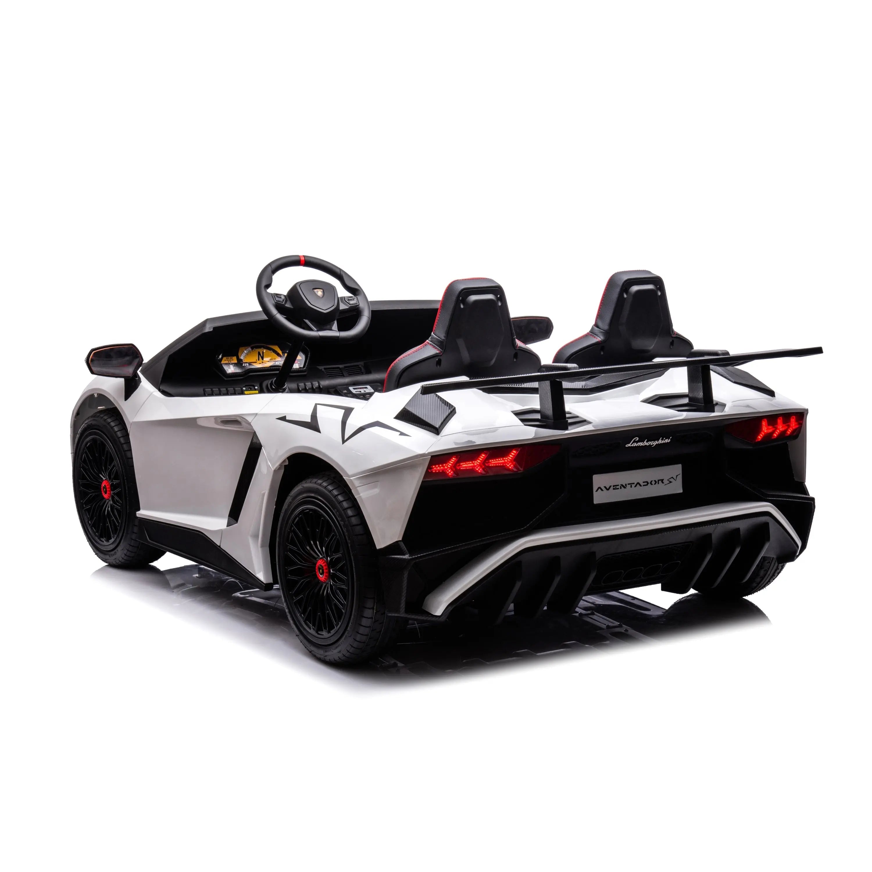 24V Lamborghini Aventador 2 Seater Ride On Car for Kids: Advanced Brushless Motor &amp; Differential for High-Octane Fun