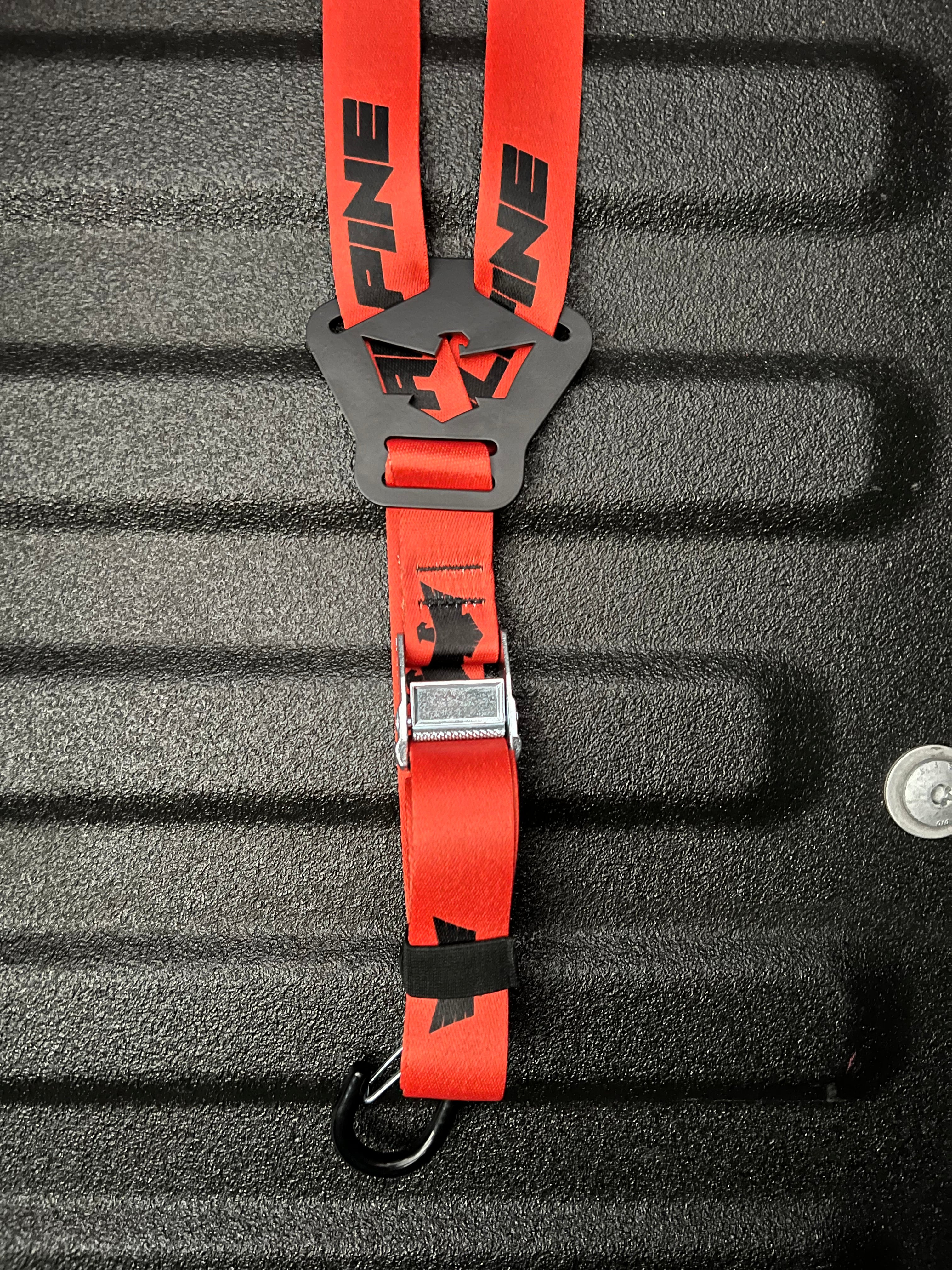 Dual Y Fuel Jug Strap-Orange Alpine Offroad