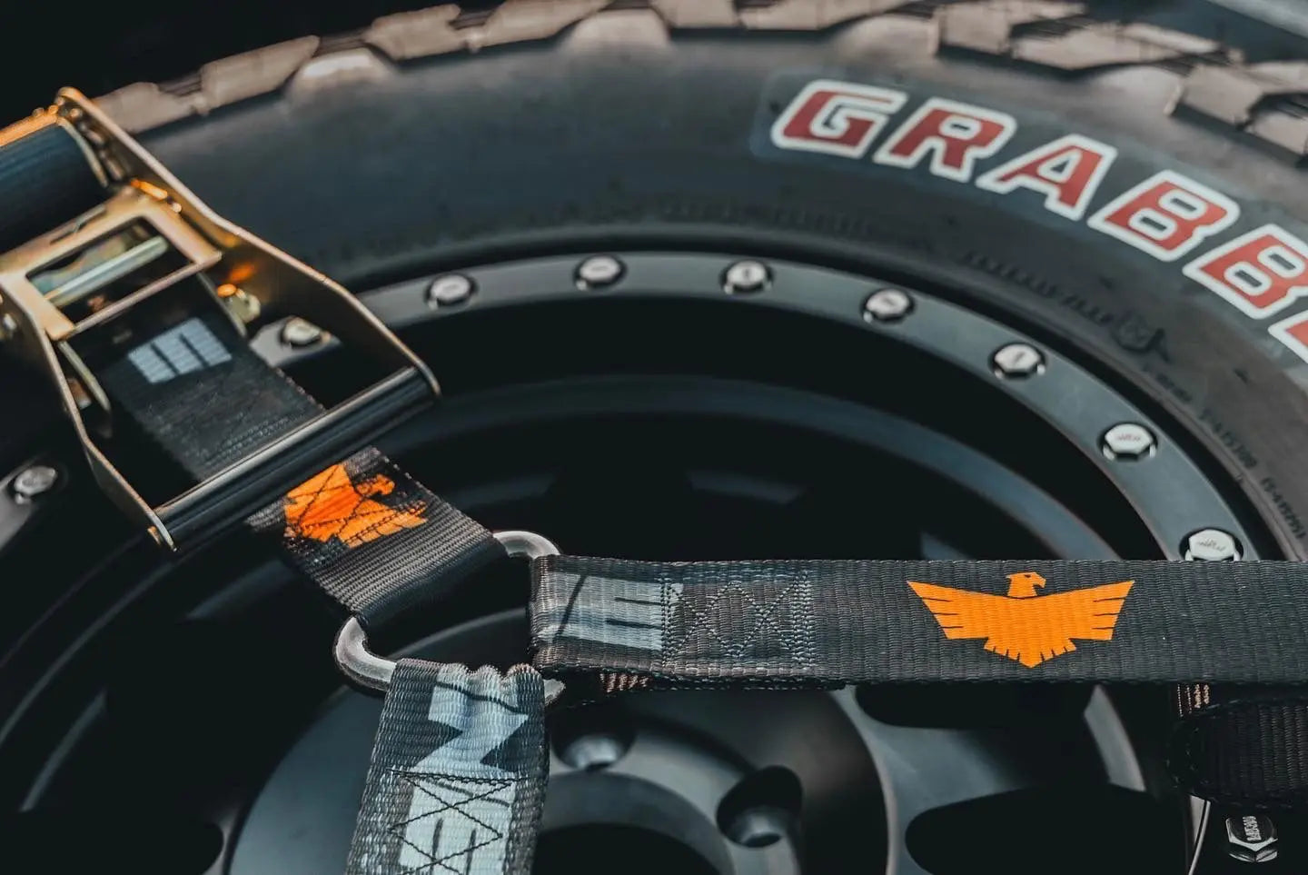 2" Black OG Y Strap Alpine Offroad
