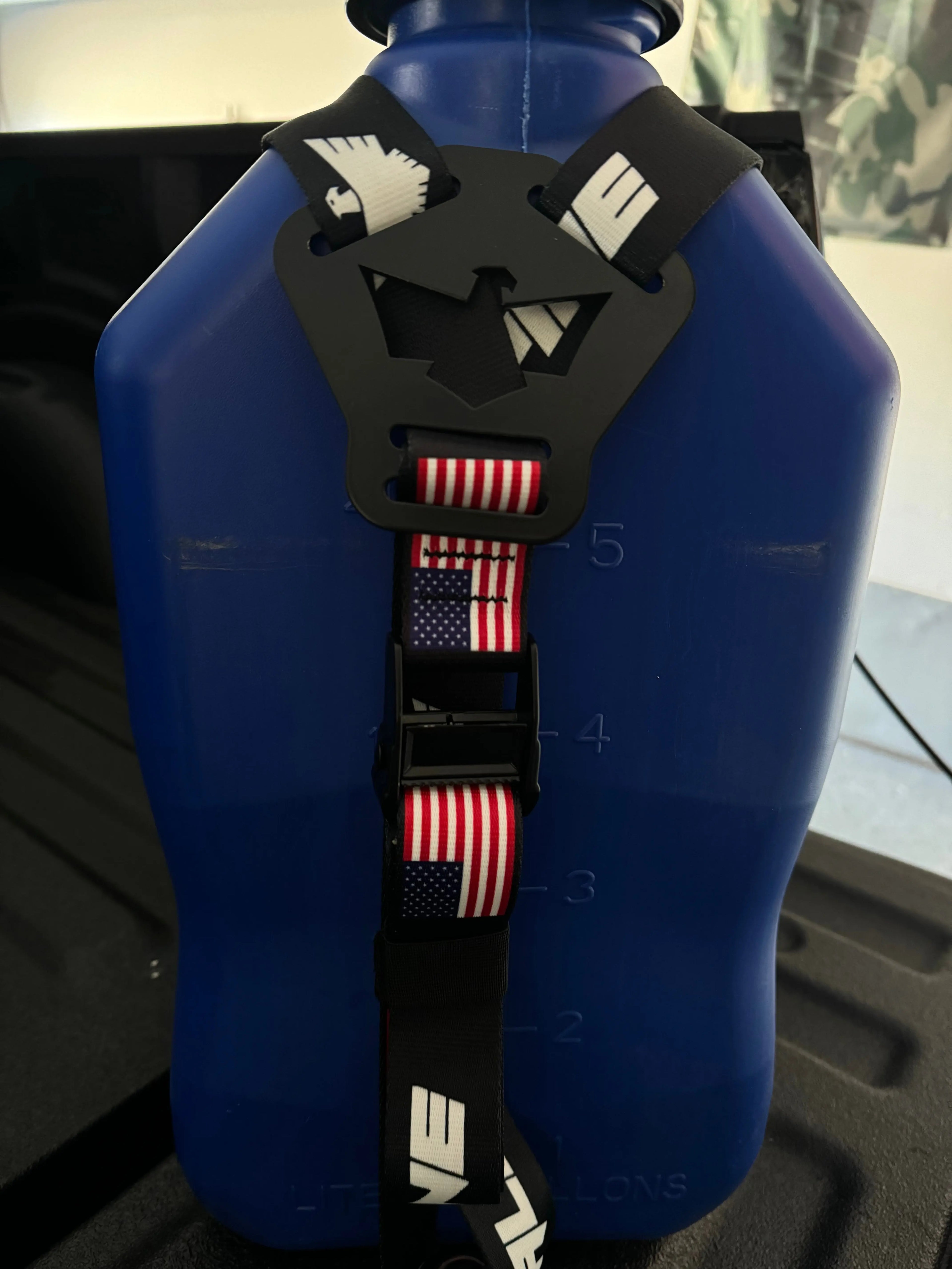 Dual Y Fuel Jug Strap- Alpine Flag Alpine Offroad