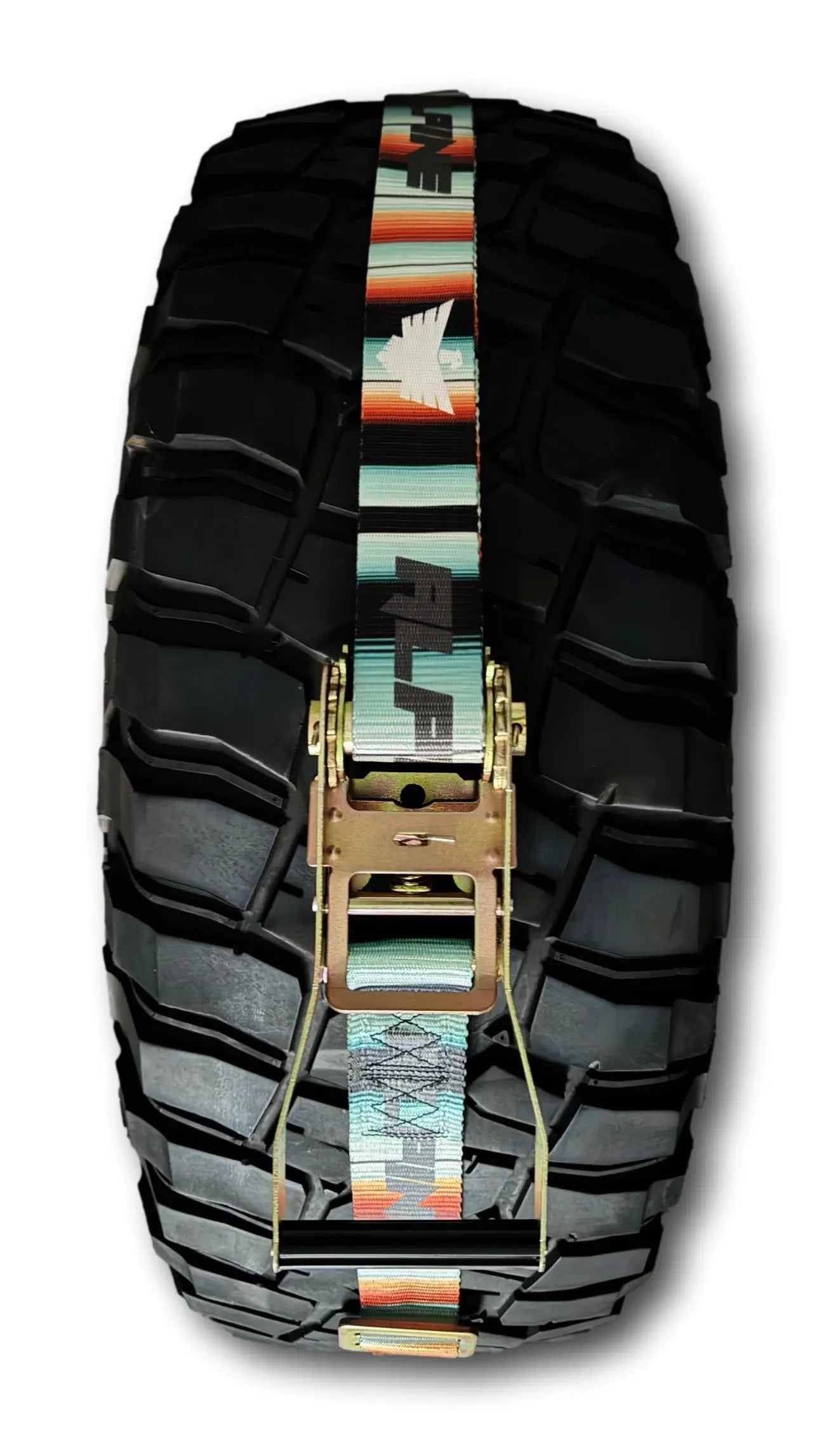 Pacifico Serape Tire Tie Down (Single Strap) Alpine Offroad