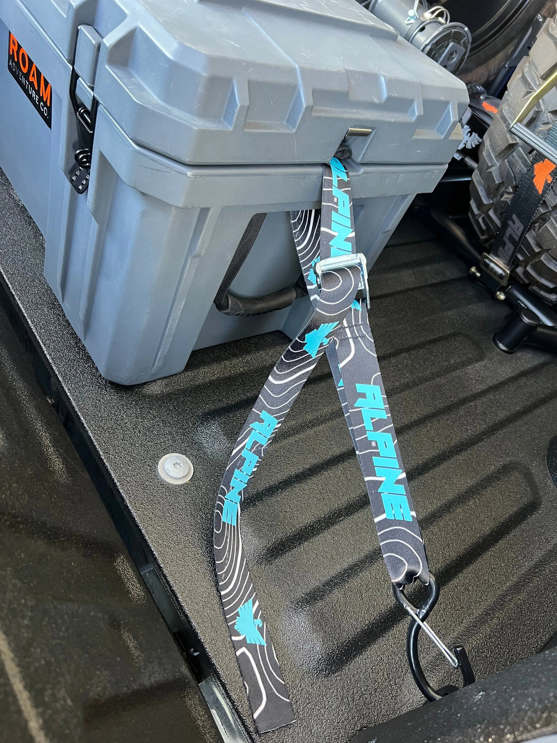 Container Strap- Teal Topo Alpine Offroad