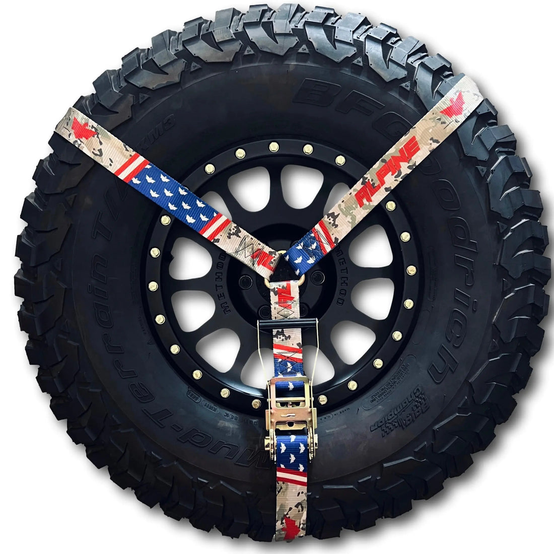 2" Stars and Camo Y Strap Alpine Offroad
