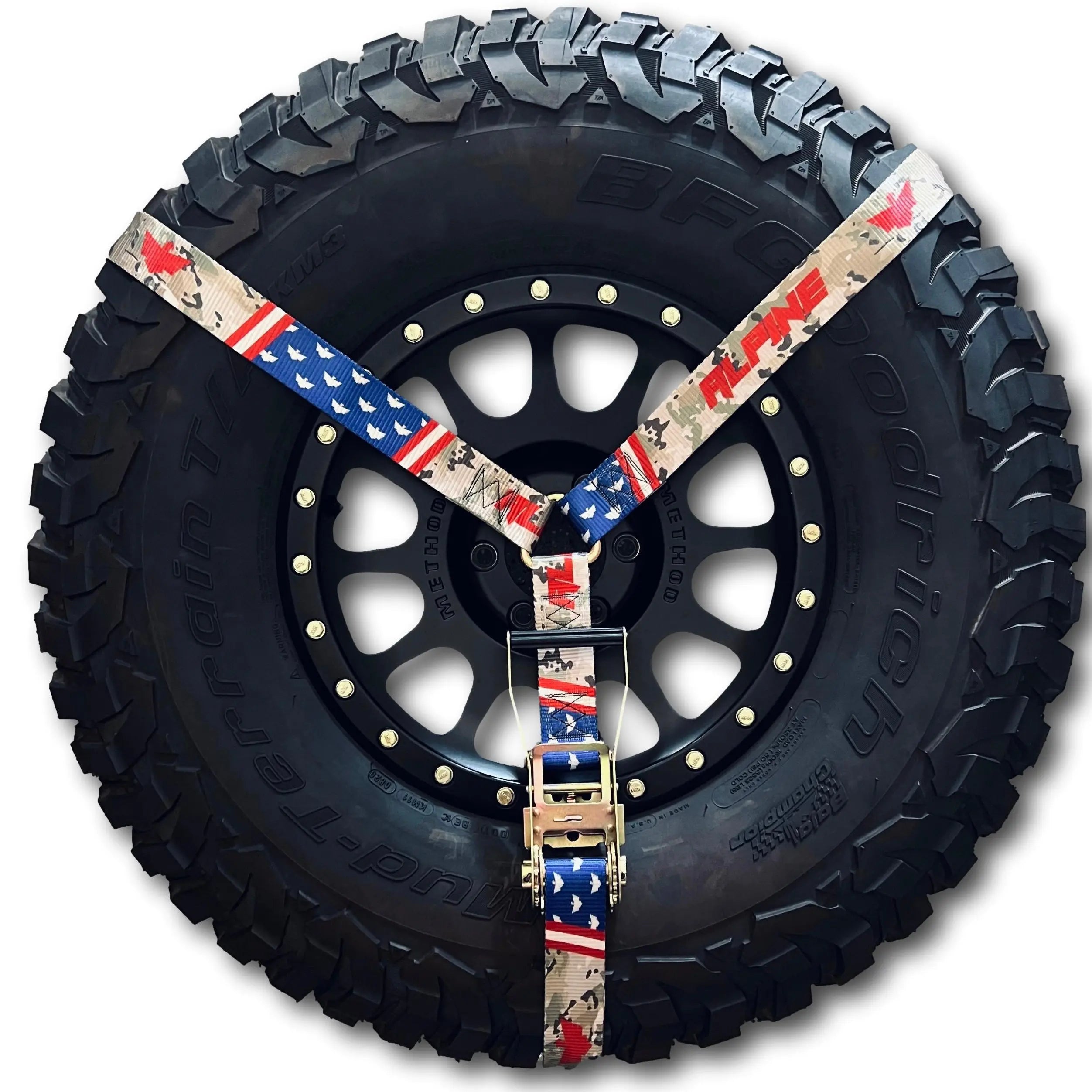 2" Stars and Camo Y Strap Alpine Offroad