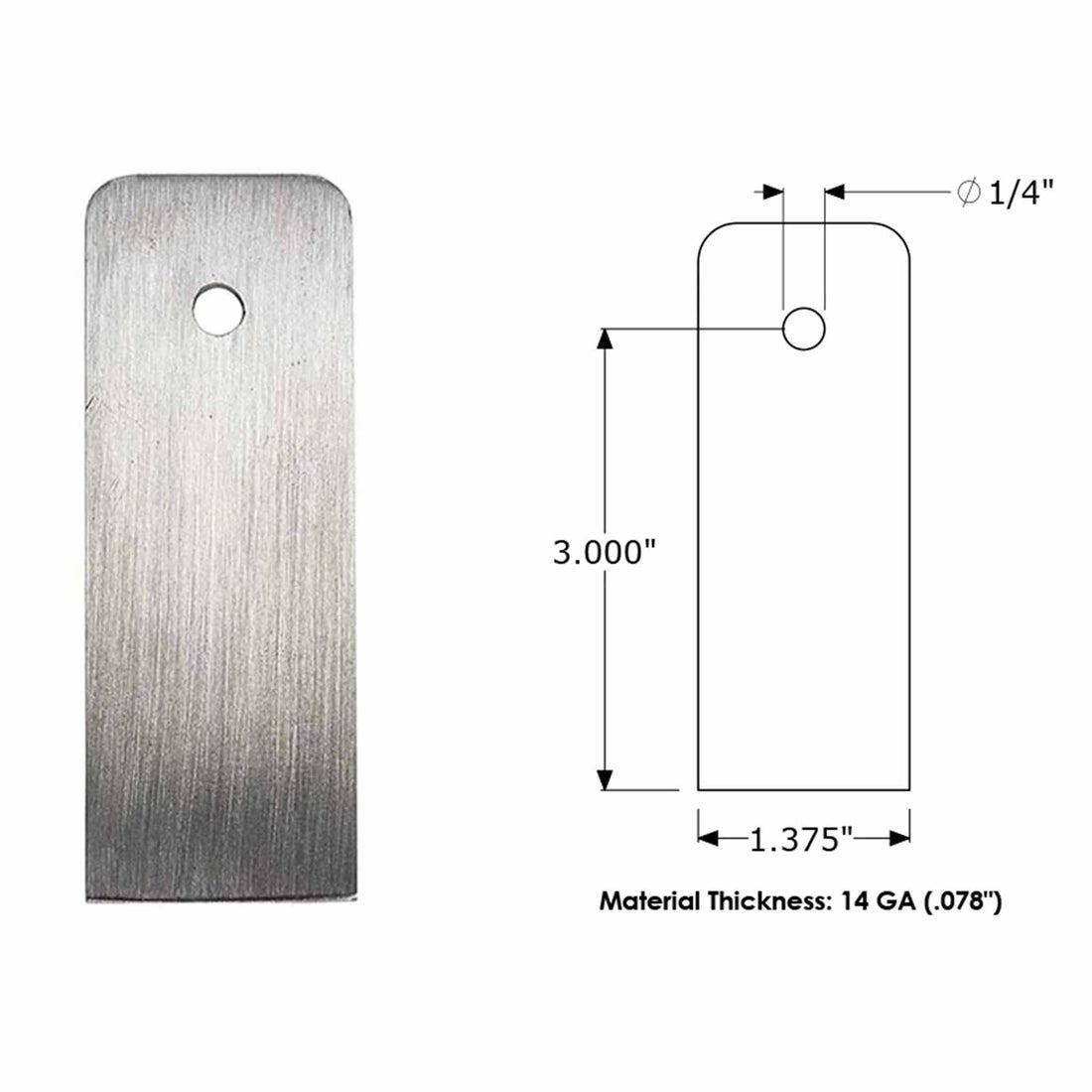 1/4"ID x 1-1/4"OD Fender Washers