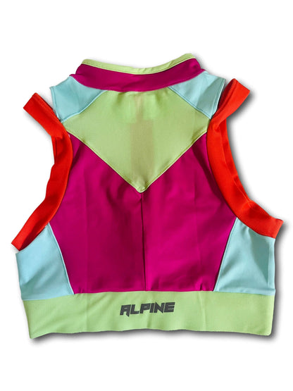 Clearance Neon Women’s Zip Crop Top Alpine Offroad