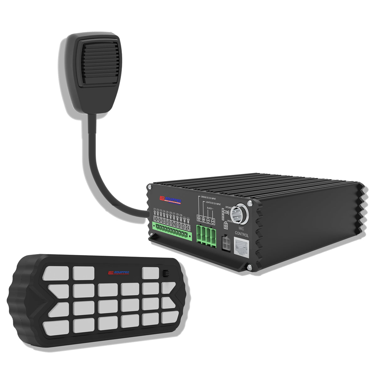 Black Falcon 100 watt Siren