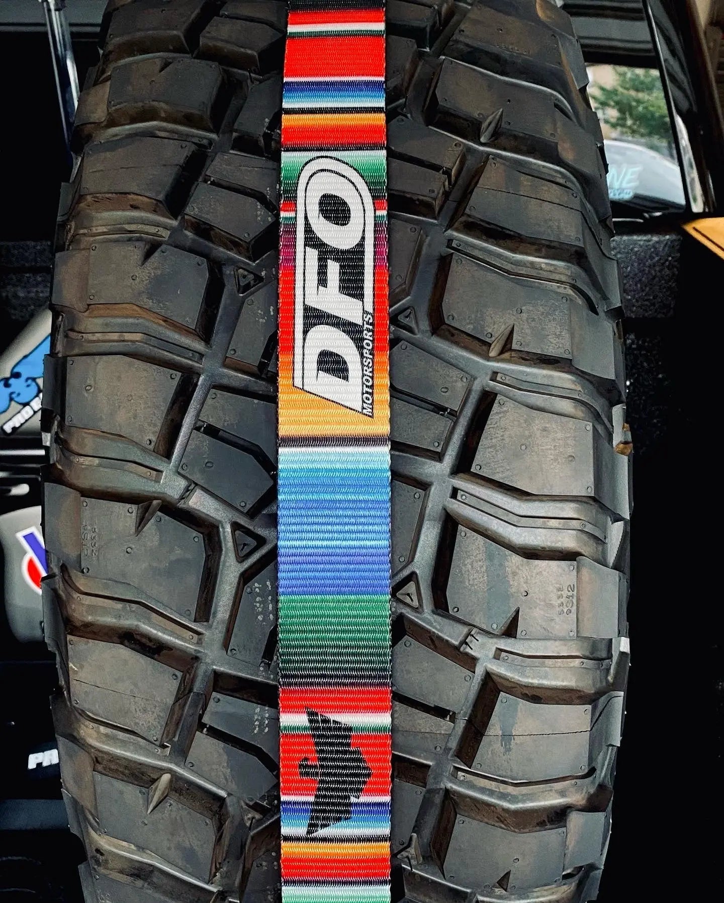 2" DFO X Alpine Mexican Blanket Y Strap Alpine Offroad