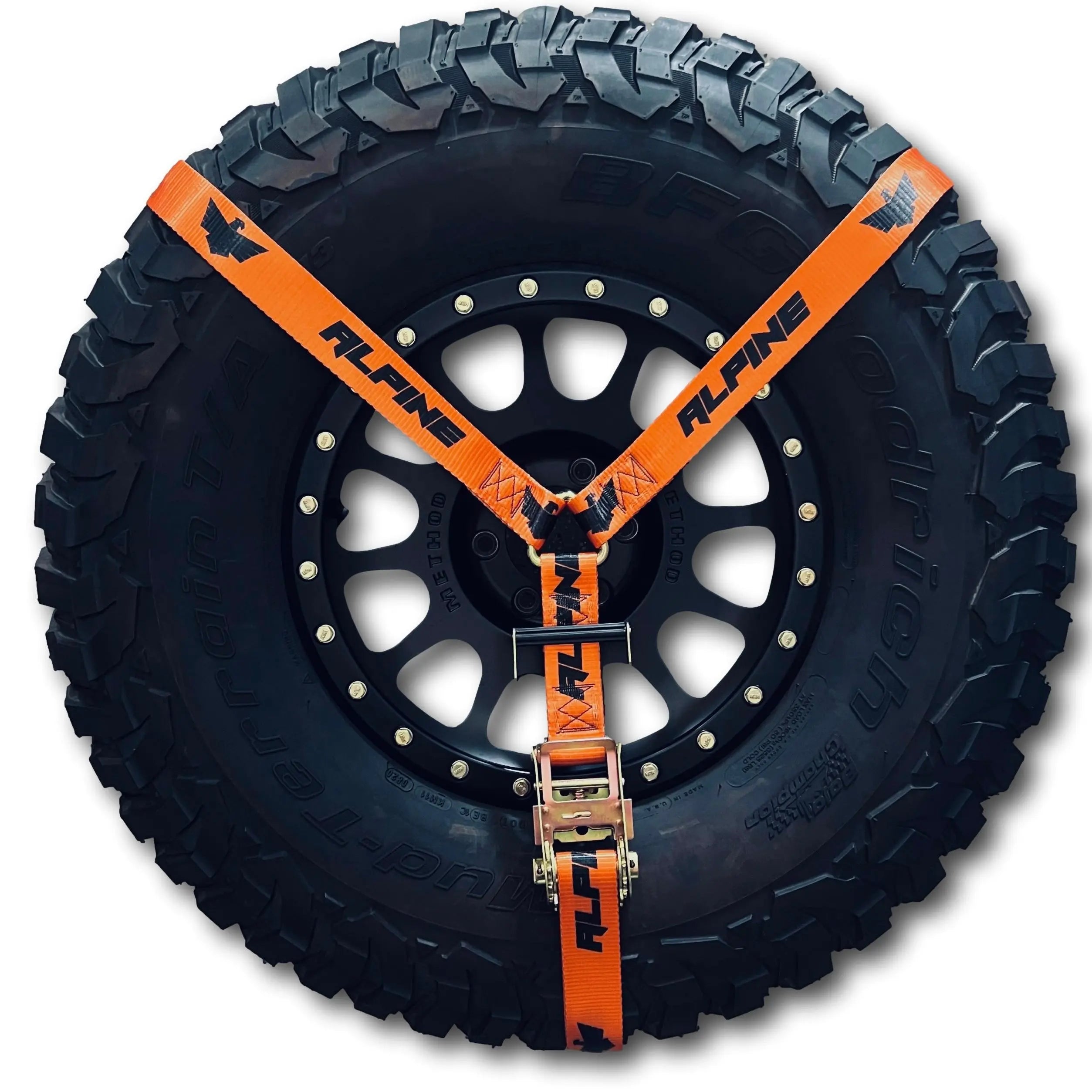 2" Alpine Orange Y Strap Alpine Offroad