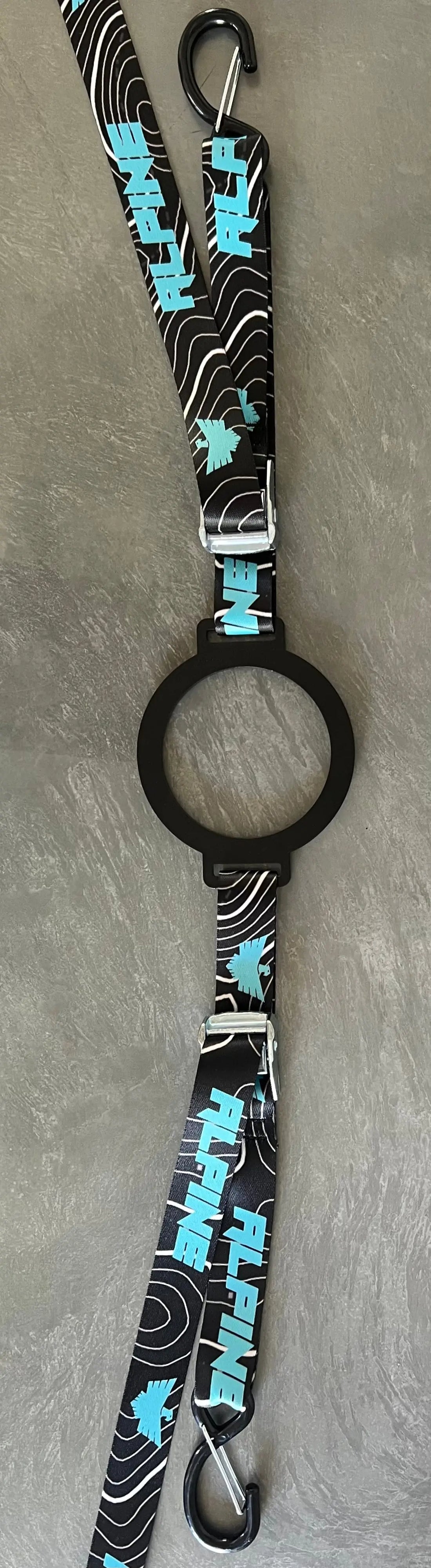 Ring Fuel Jug Strap- Teal Topo Alpine Offroad