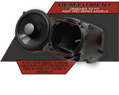 Pro Series 6.5" Speakers (Pair) | UTVS-P654