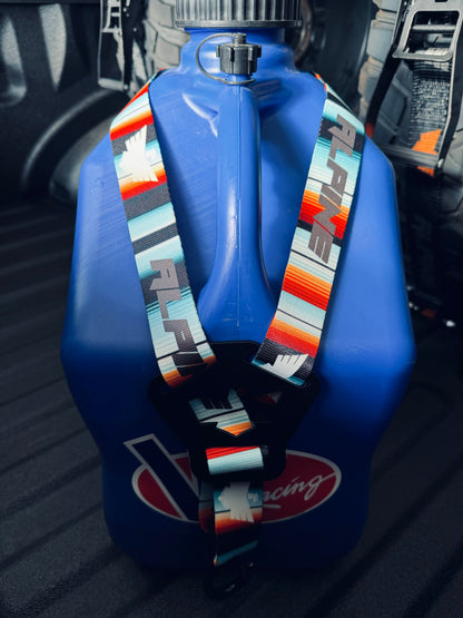 Dual Y Fuel Jug Strap- Pacifico Serape Alpine Offroad