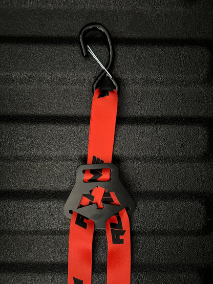Dual Y Fuel Jug Strap-Orange Alpine Offroad