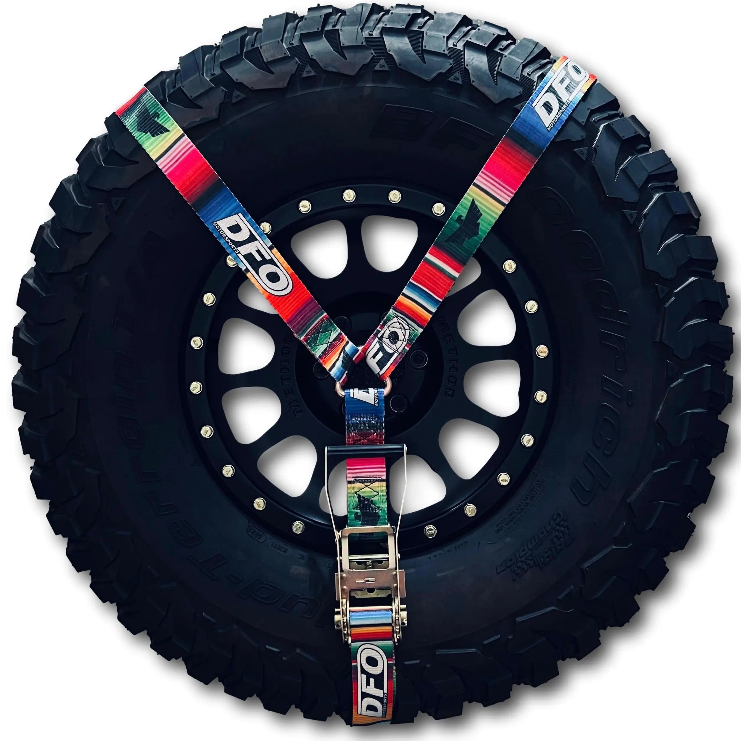 2" DFO X Alpine Mexican Blanket Y Strap Alpine Offroad