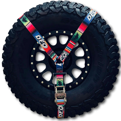 2" DFO X Alpine Mexican Blanket Y Strap Alpine Offroad