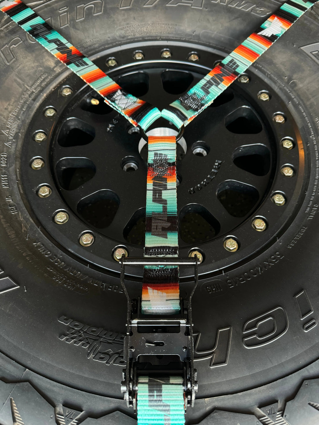 1.5" Y STRAP- Pacifico Serape Alpine Offroad