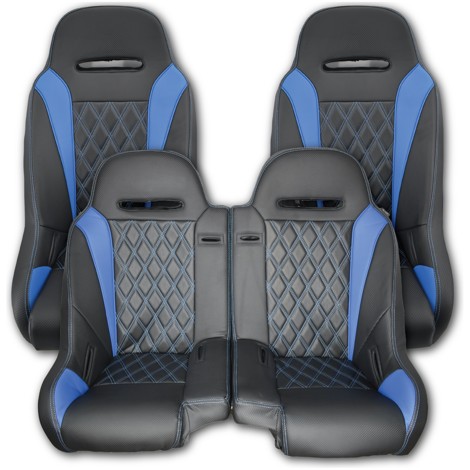 Aces Racing - 2024+ Polaris XP Bench Seat and Bucket Seat Combo