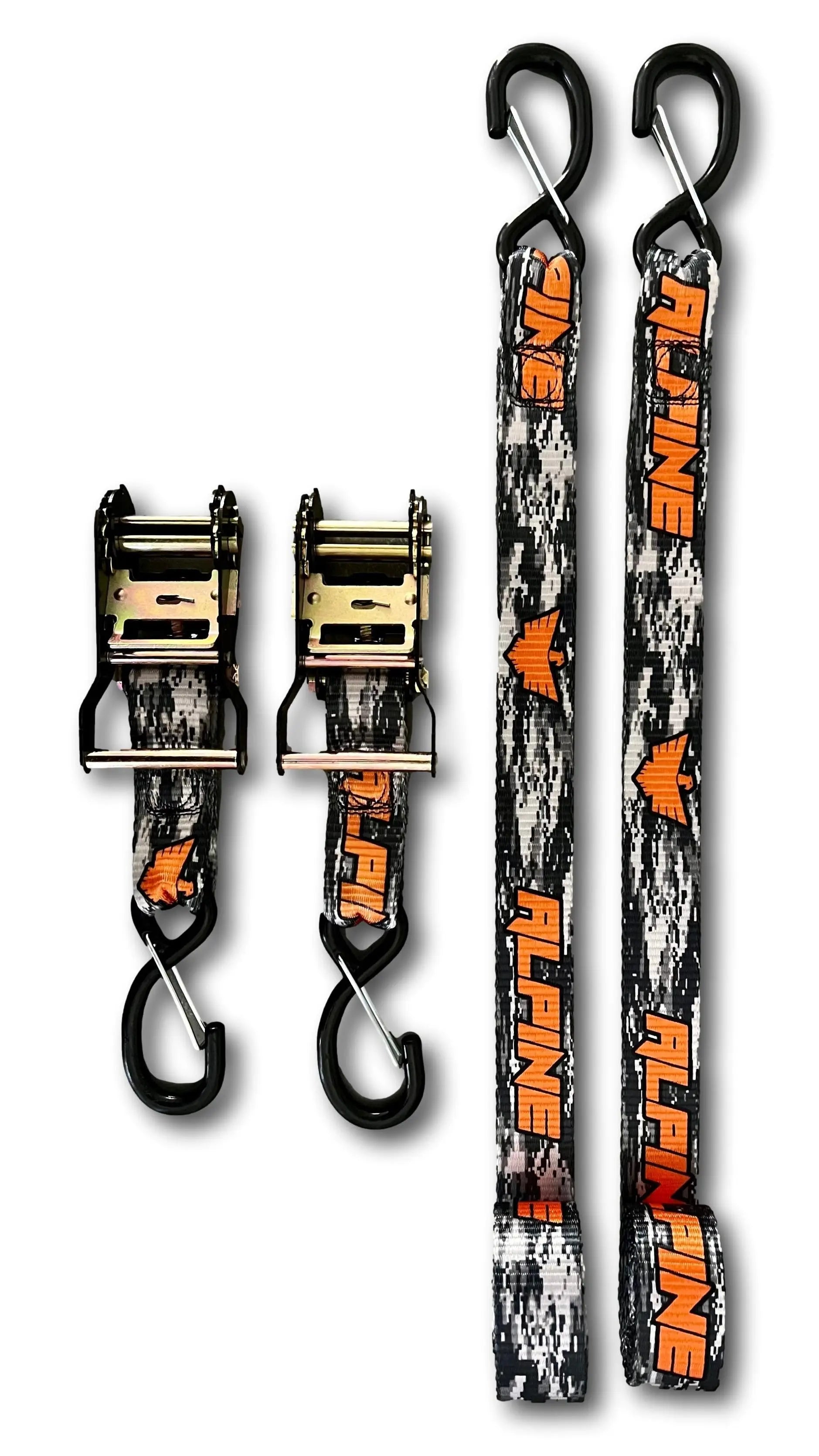 Storm Camo Universal Tie Downs (Pair) Alpine Offroad