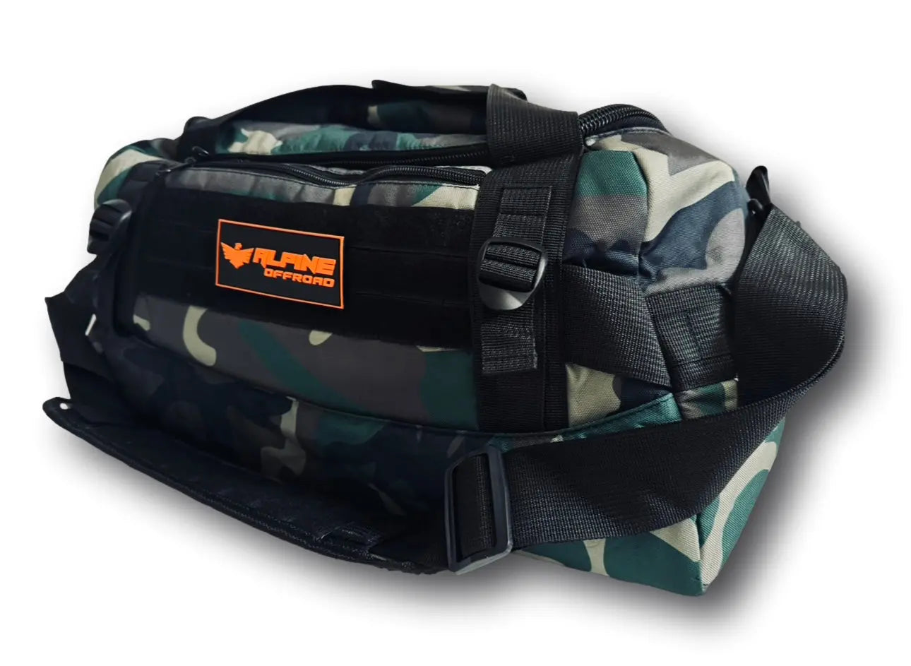 Woodland Camo Tactical Duffle Bag Alpine Offroad