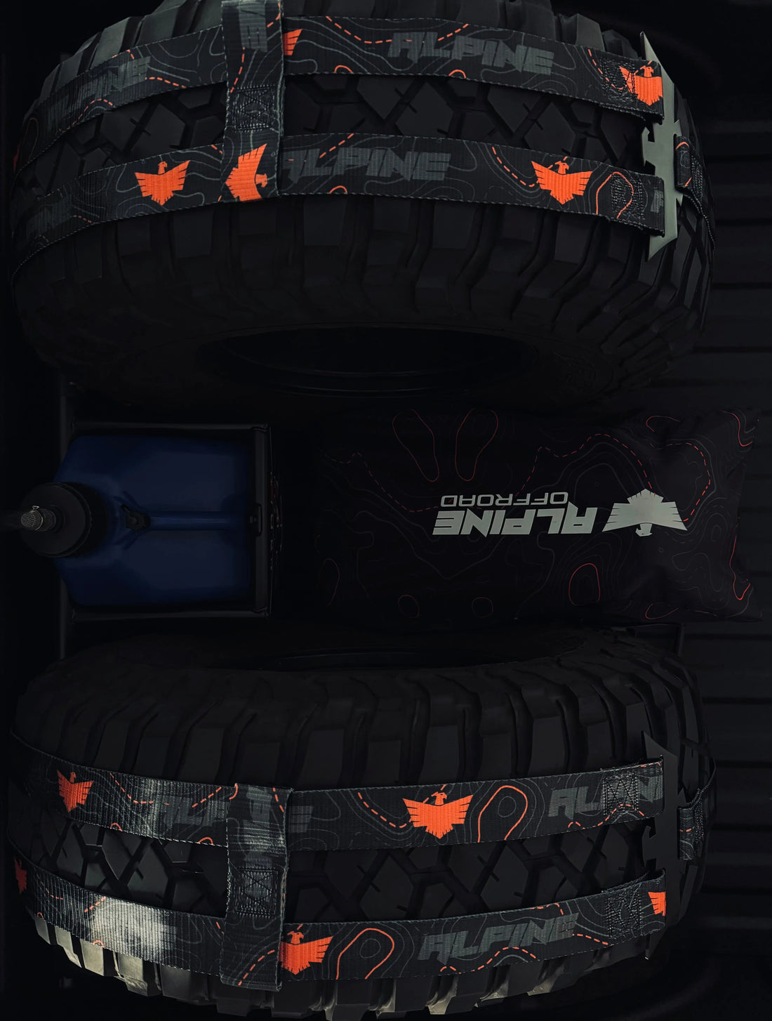Alpine Double Eagle Strap- Orange Topo (single strap) Alpine Offroad