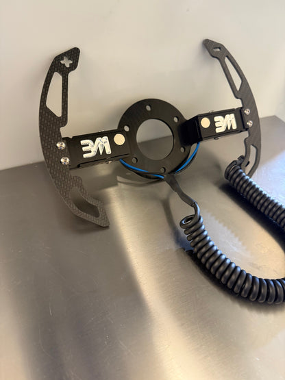 Carbon Fiber Paddle Shifter for 6 Bolt Steering Wheel