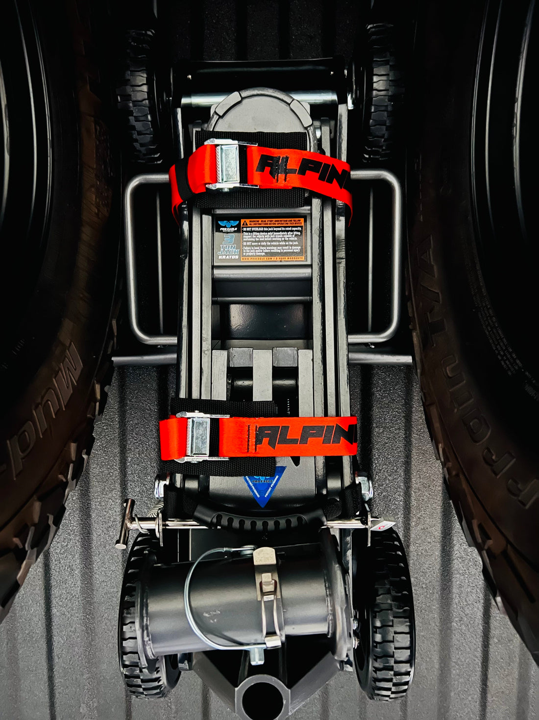 Jack Straps(Pair)- Orange Alpine Offroad