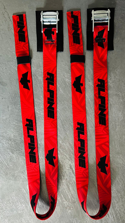 Jack Straps(Pair)- Red Dazzle Alpine Offroad