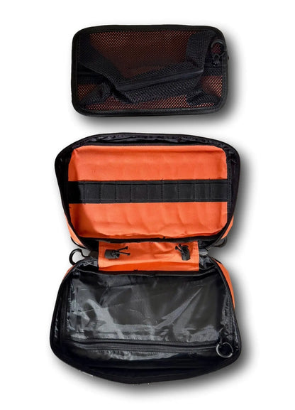 Orange Molle Pouch Set- (1 Large, 2 Medium) Alpine Offroad