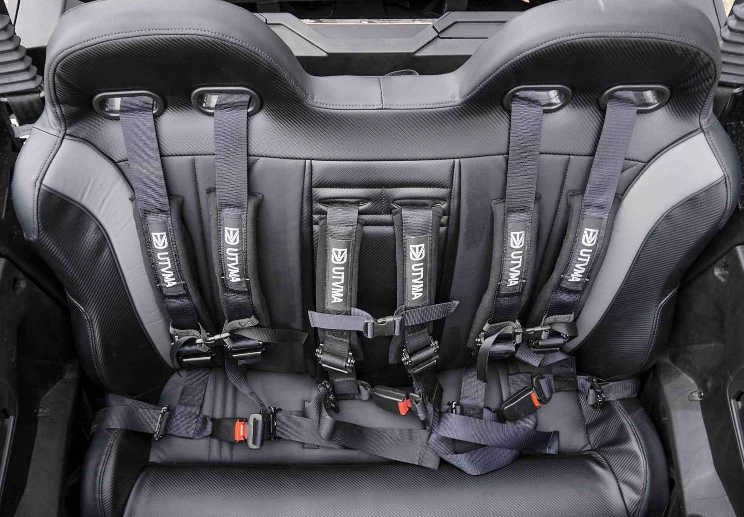 Maverick Sport Max Rear Bench with Harnesses (2019+)