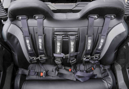 Maverick Sport Max Rear Bench with Harnesses (2019+)