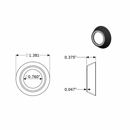 3/4" Rod End Seal