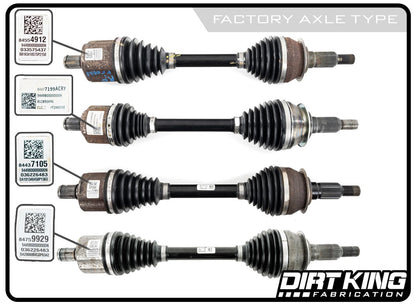 Long Travel Axle Shafts