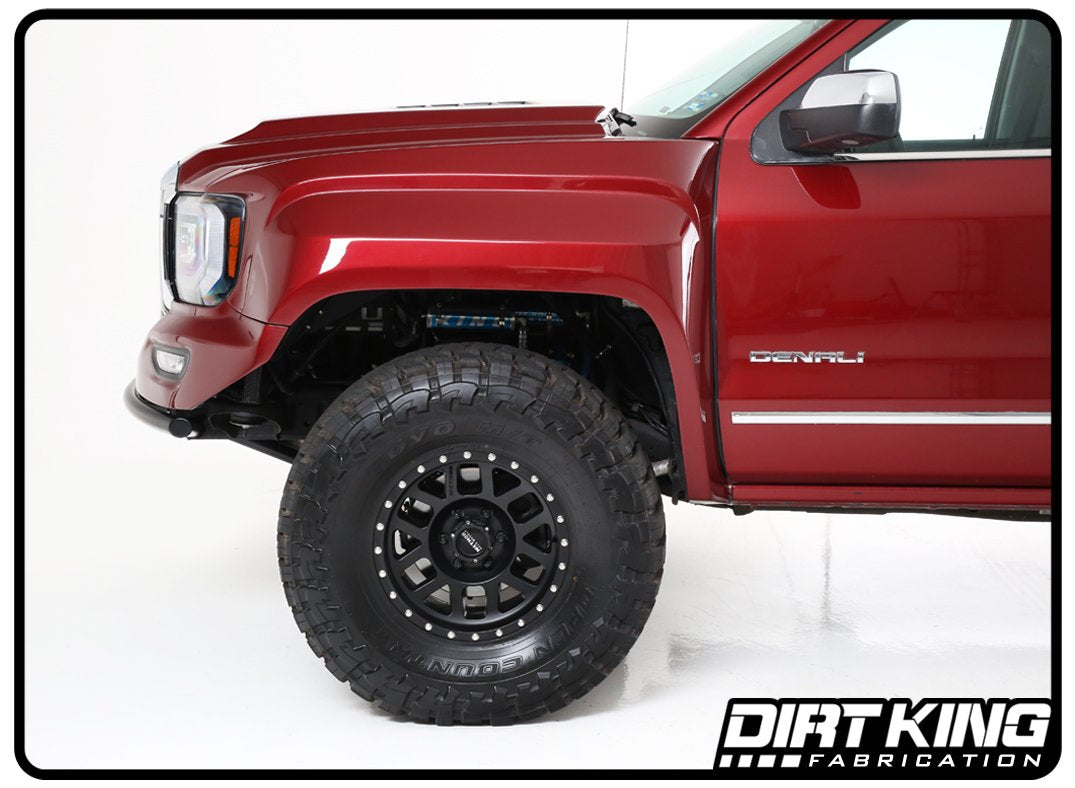 Over-sized Front Wheel Wells