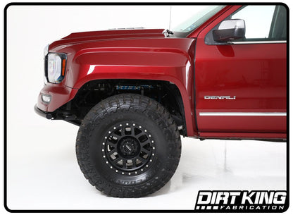 Over-sized Front Wheel Wells