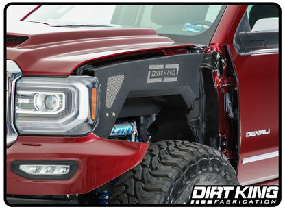 Over-sized Front Wheel Wells