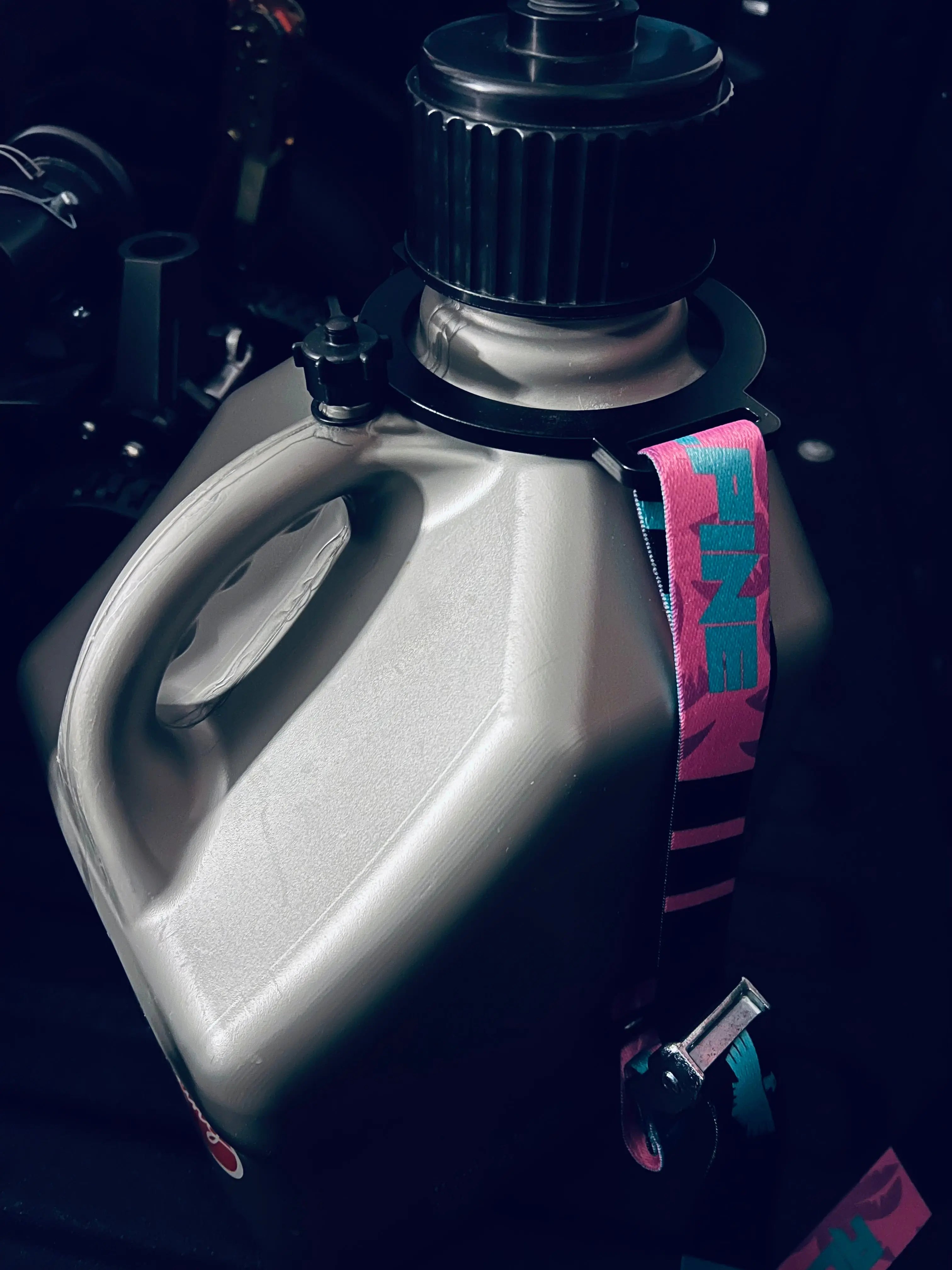 Ring Fuel Jug Strap- Miami Nights Alpine Offroad