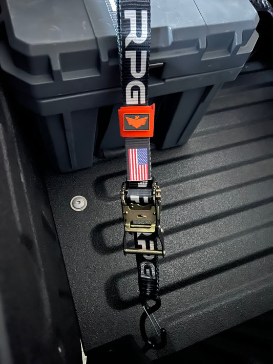 Alpine Strap Keeper-Orange (sold in pairs)