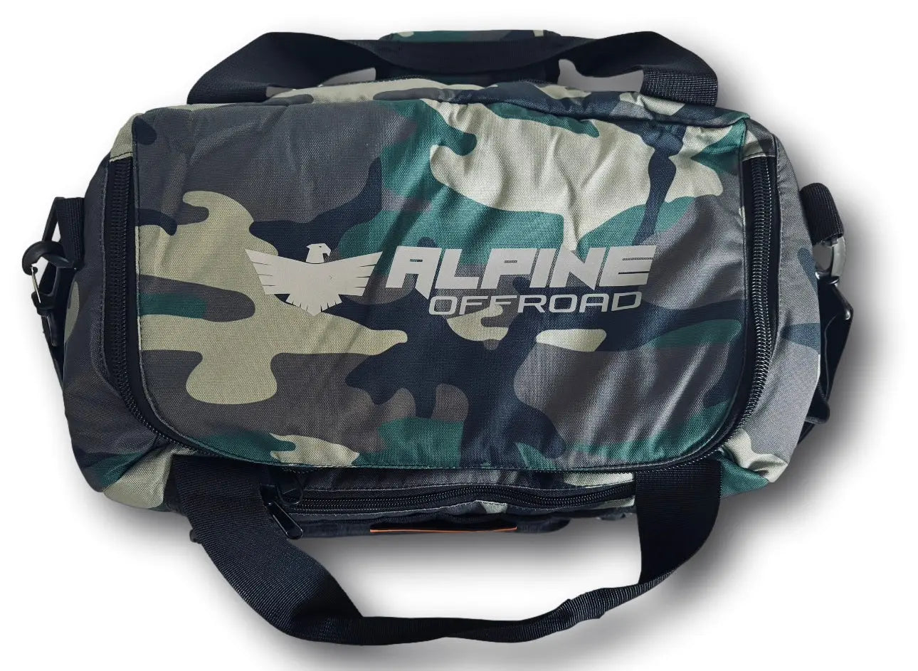 Woodland Camo Tactical Duffle Bag Alpine Offroad
