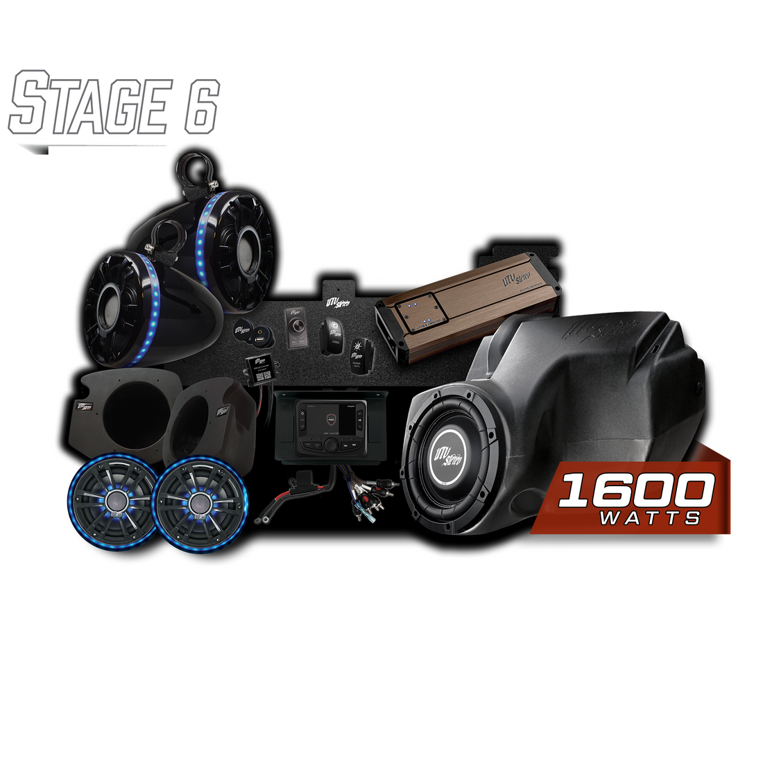 RZR® Elite Series Stage 6 Stereo Kit | UTVS-RZR-S6-E